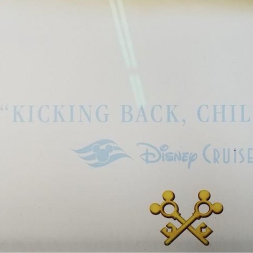 “Kicking Back, Chilling Out” Don Williams LE Disney Cruise Line 16 X 20 - Picture 8 of 8